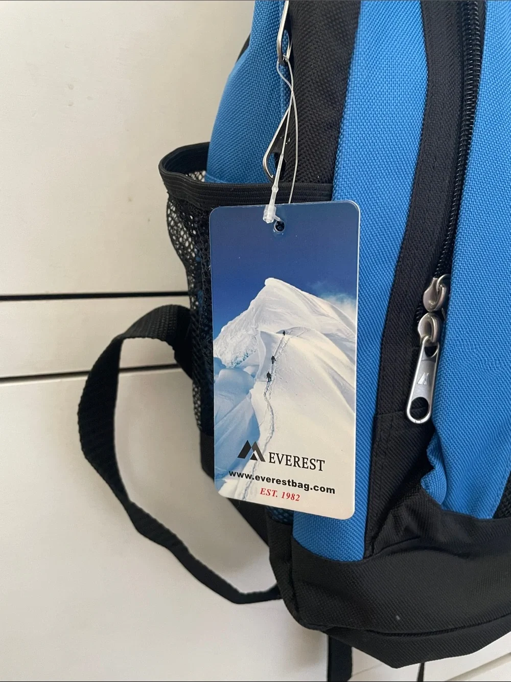 Everest Blue Mutli-zipper Backpack -NEW